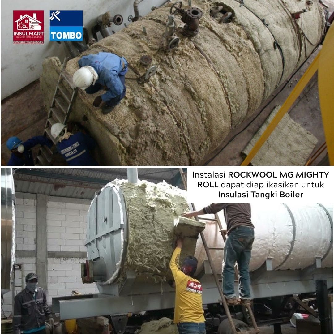 Gambar 2 Rockwool Blanket Merk Tombo (MG Mighty Roll)