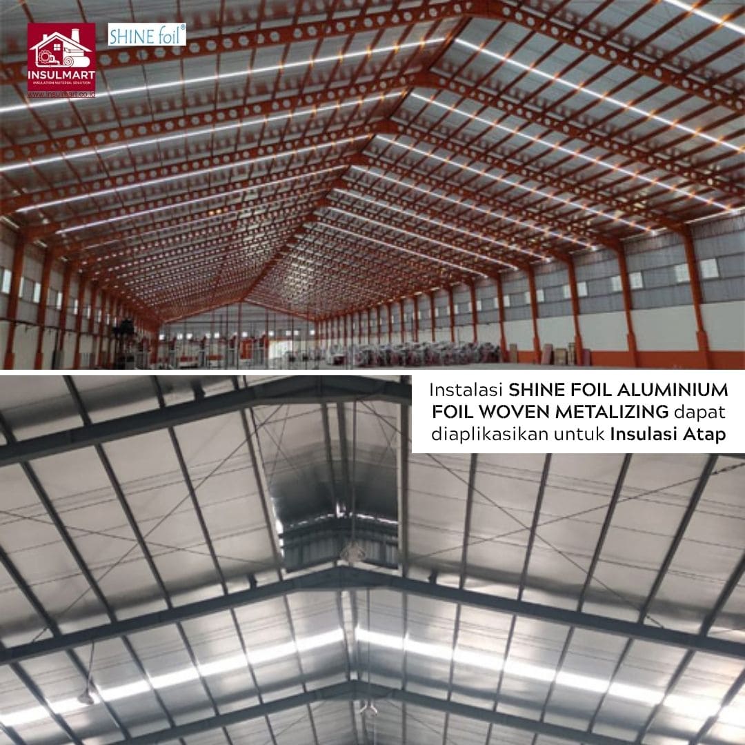 Aluminium Foil Woven Metalizing Merk Shine Foil 3