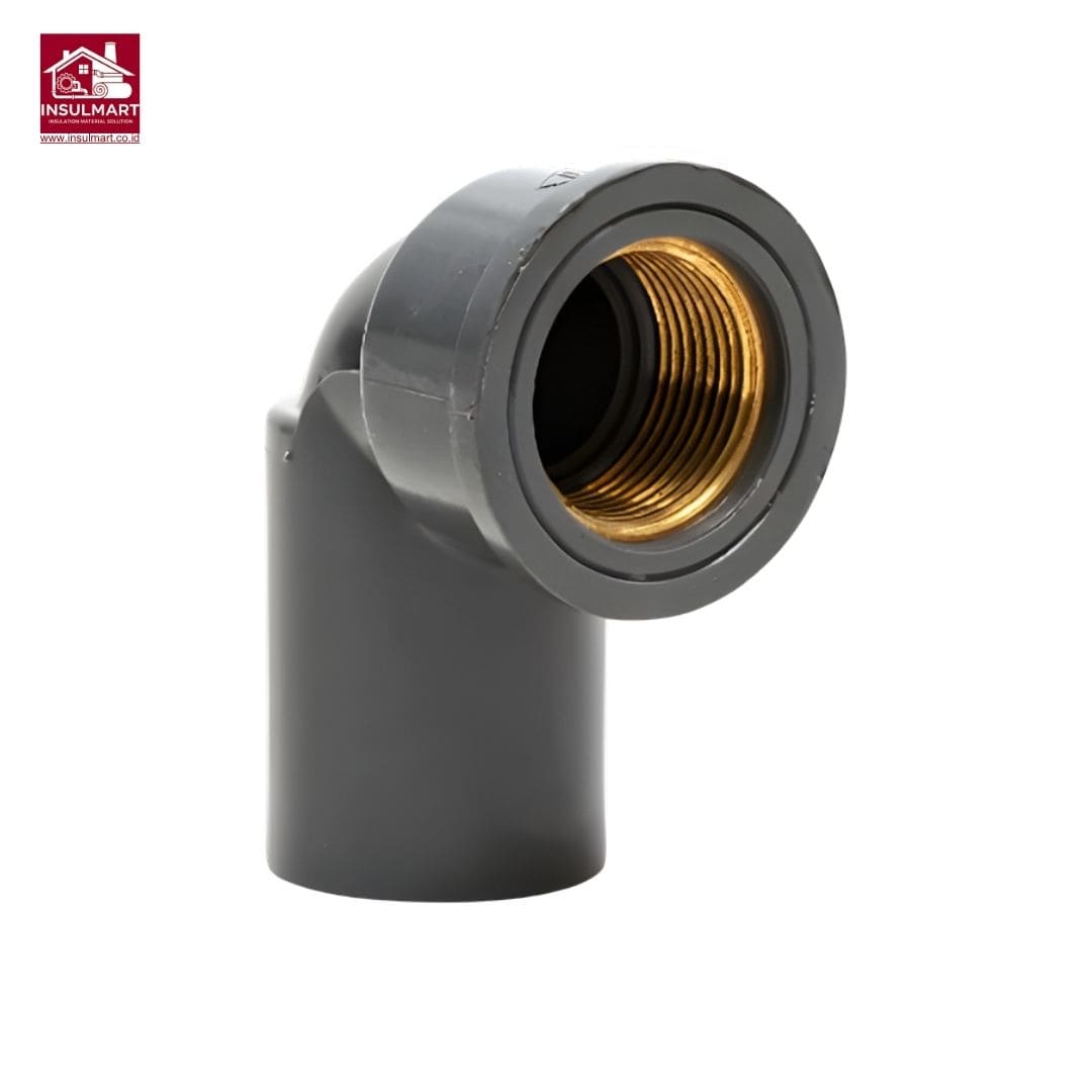 Faucet Elbow With Metal Insert (AW) Standard JIS K 6743 Aplikasi Air Bersih Merk Rucika 1