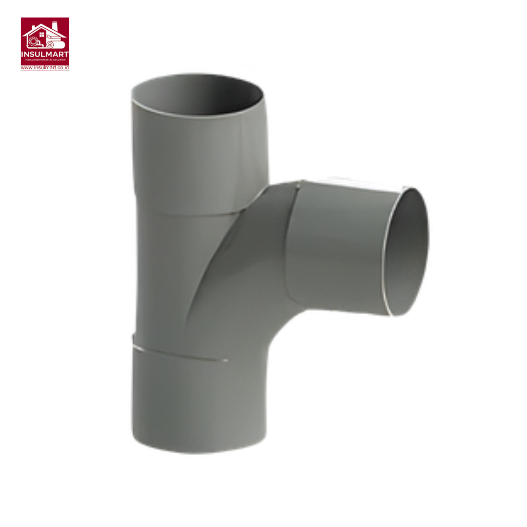 Large Radius Tee Standard JIS K 6743 Aplikasi Air Bersih Merk Rucika 3