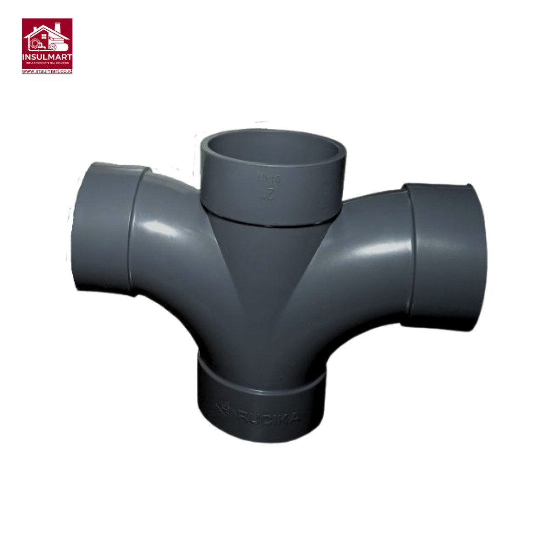 Large Radius Double Tee (D - WLT) Standard JIS K 6743 Aplikasi Air Bersih Merk Rucika 2