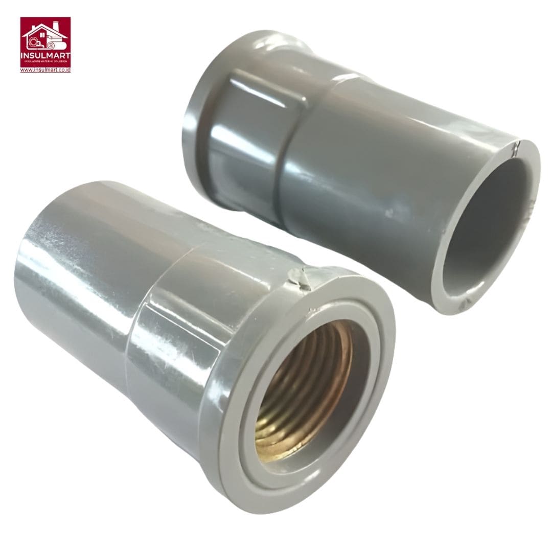 Faucet Socket With Metal Insert (AW) Standard JIS K 6743 Aplikasi Air Bersih Merk Rucika 3