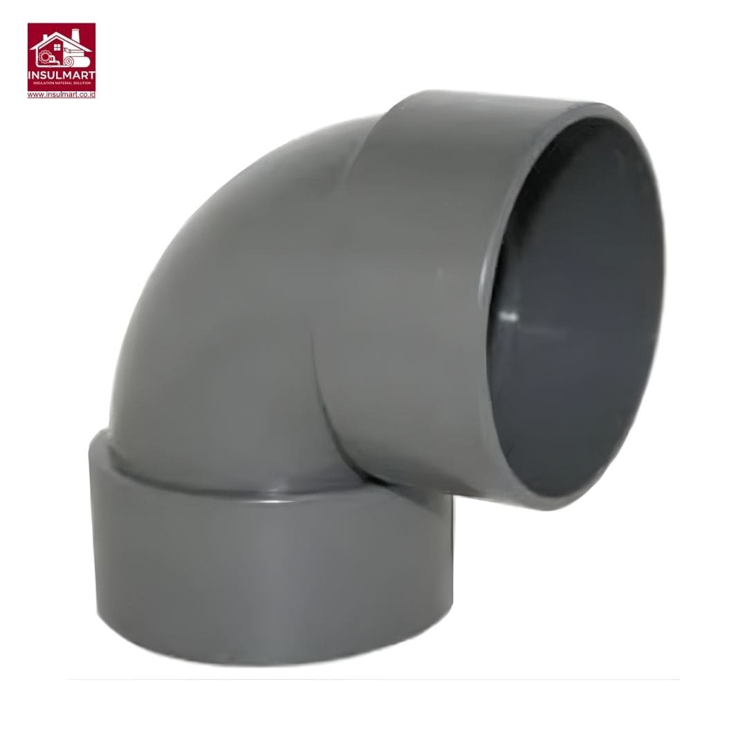 Elbow (D - DL) Standard JIS K 6739 Aplikasi Air Kotor & Buangan Merk Rucika 1