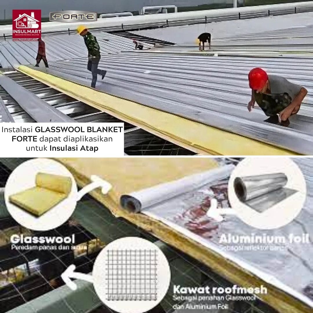 Glasswool Blanket Merk Forte 2