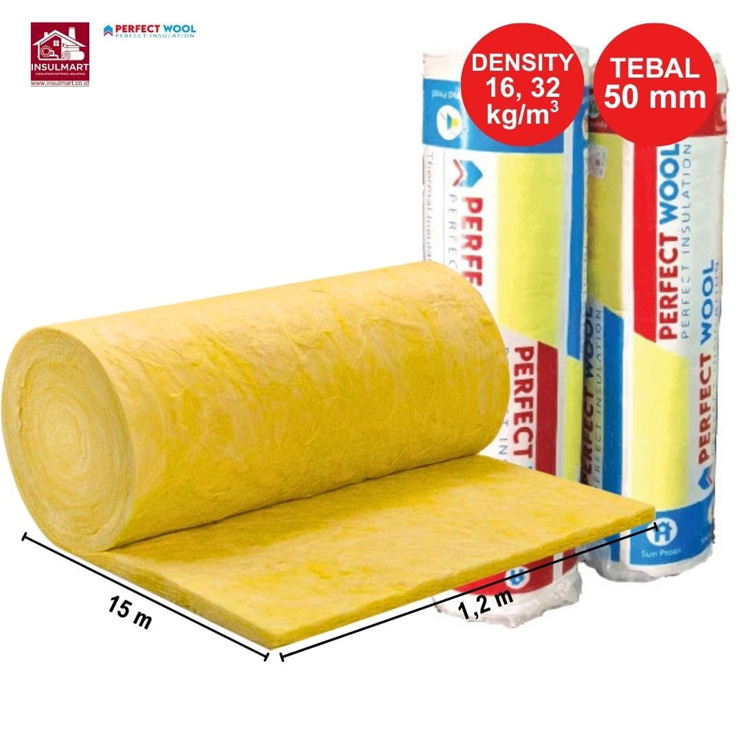 Gambar Glasswool Blanket Merk Perfect Wool